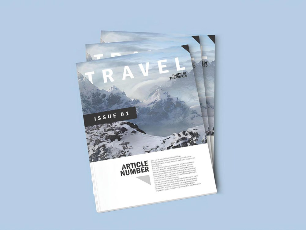 Free magazine mockup