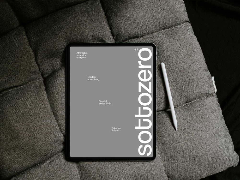 iPad Pro app mockup presentation