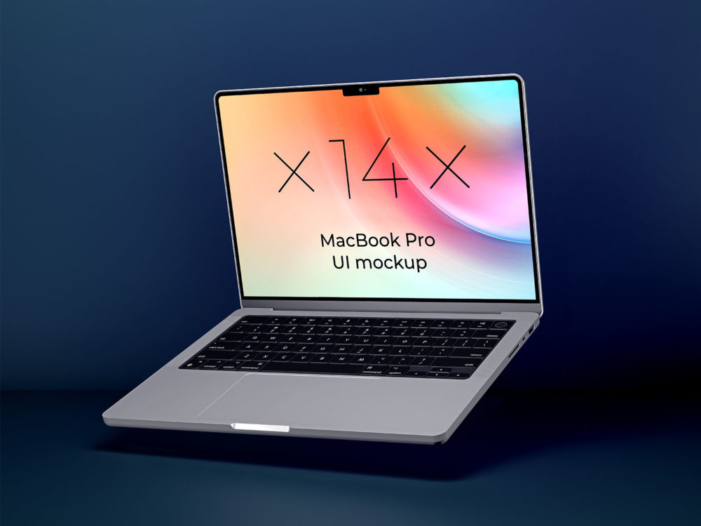 MacBook Pro laptop screen mockup