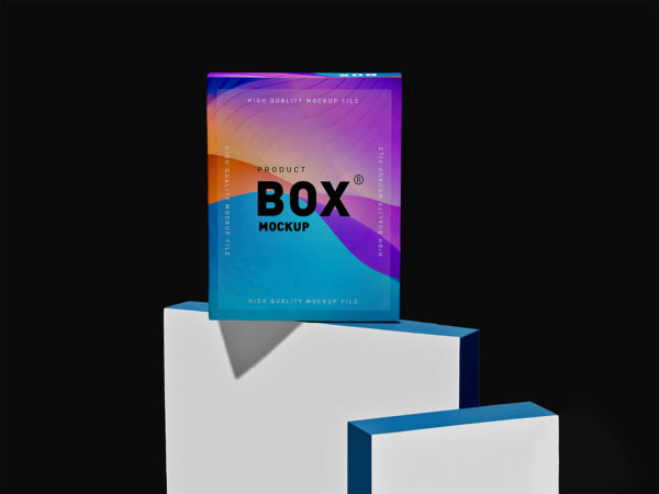 Product Box Packaging Free Mockup