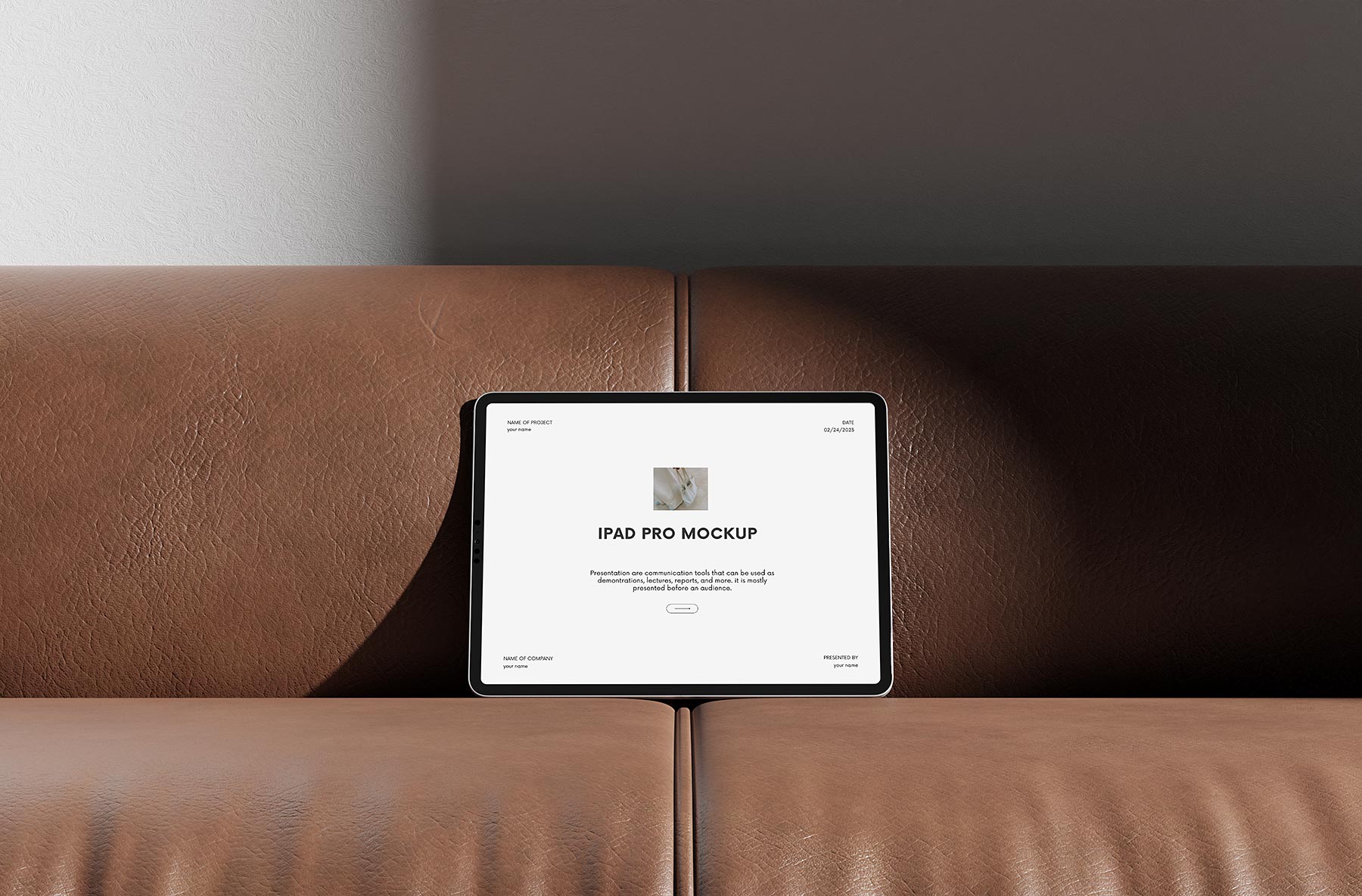 App Presentation iPad Pro Mockup