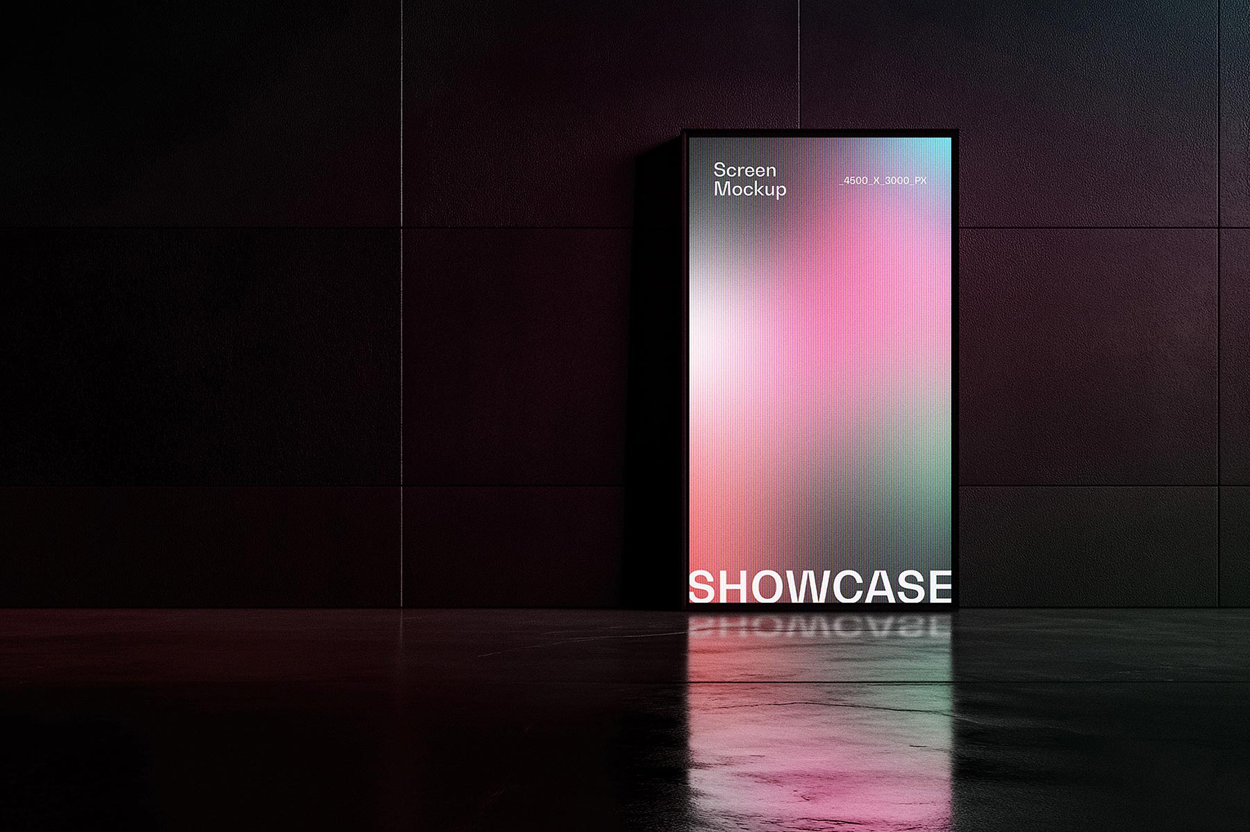 City Light Poster Screen Mockup