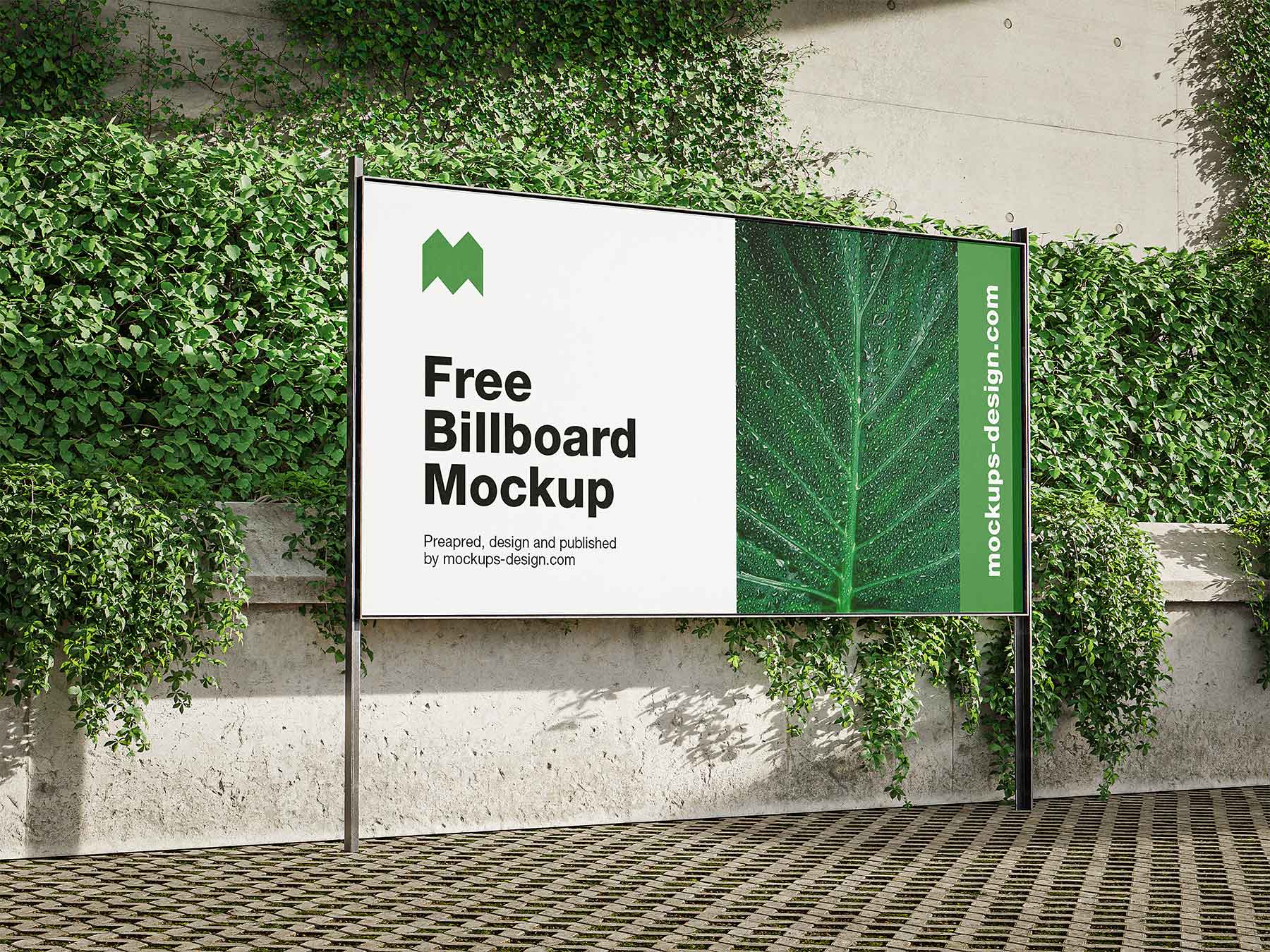 Eco Billboard Free Mockups