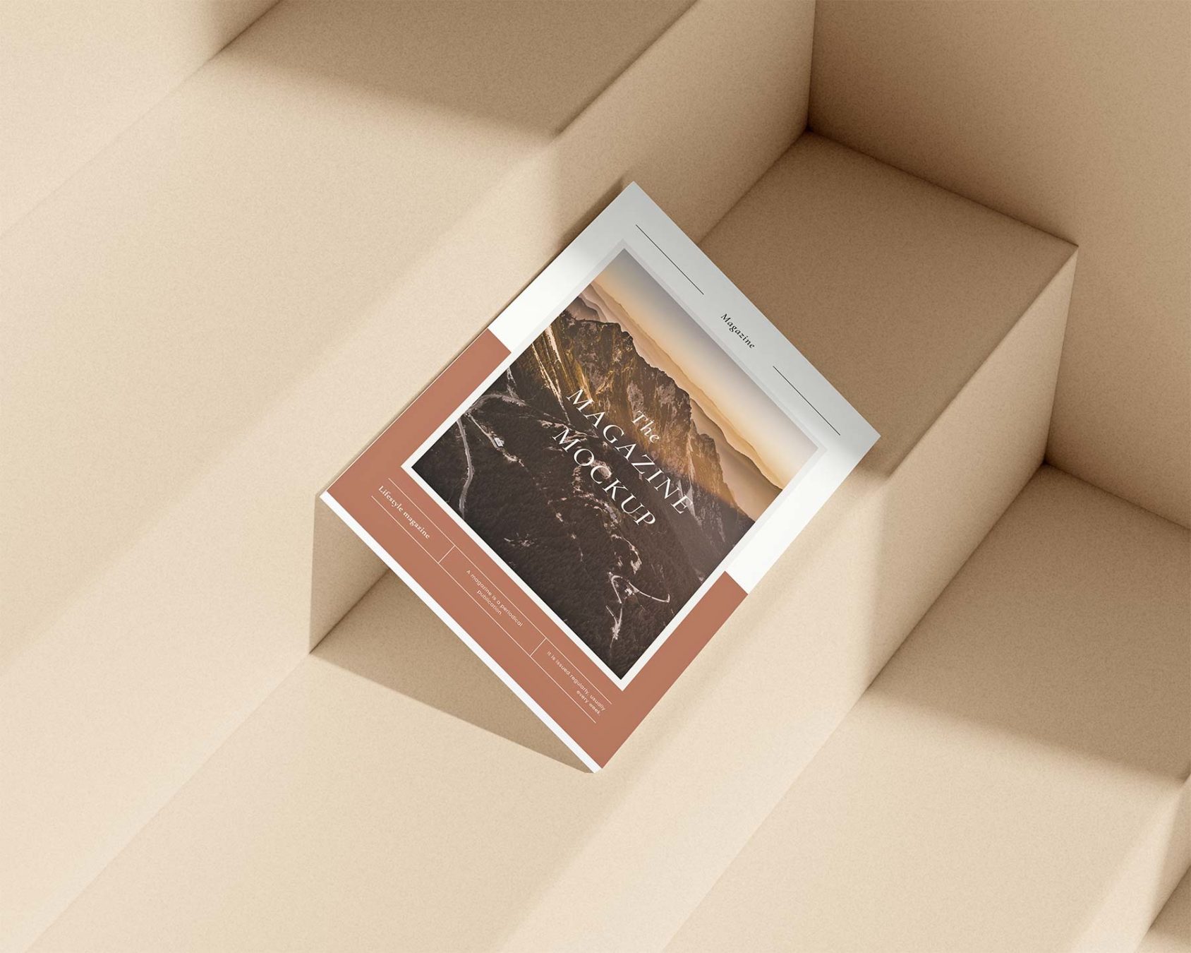 Free A4 Magazine Mockup