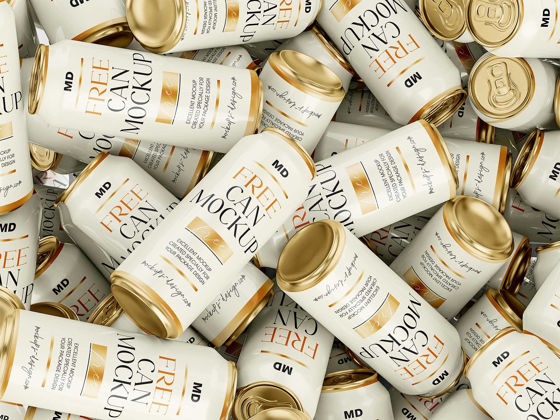 Free Beer Cans Free Mockups