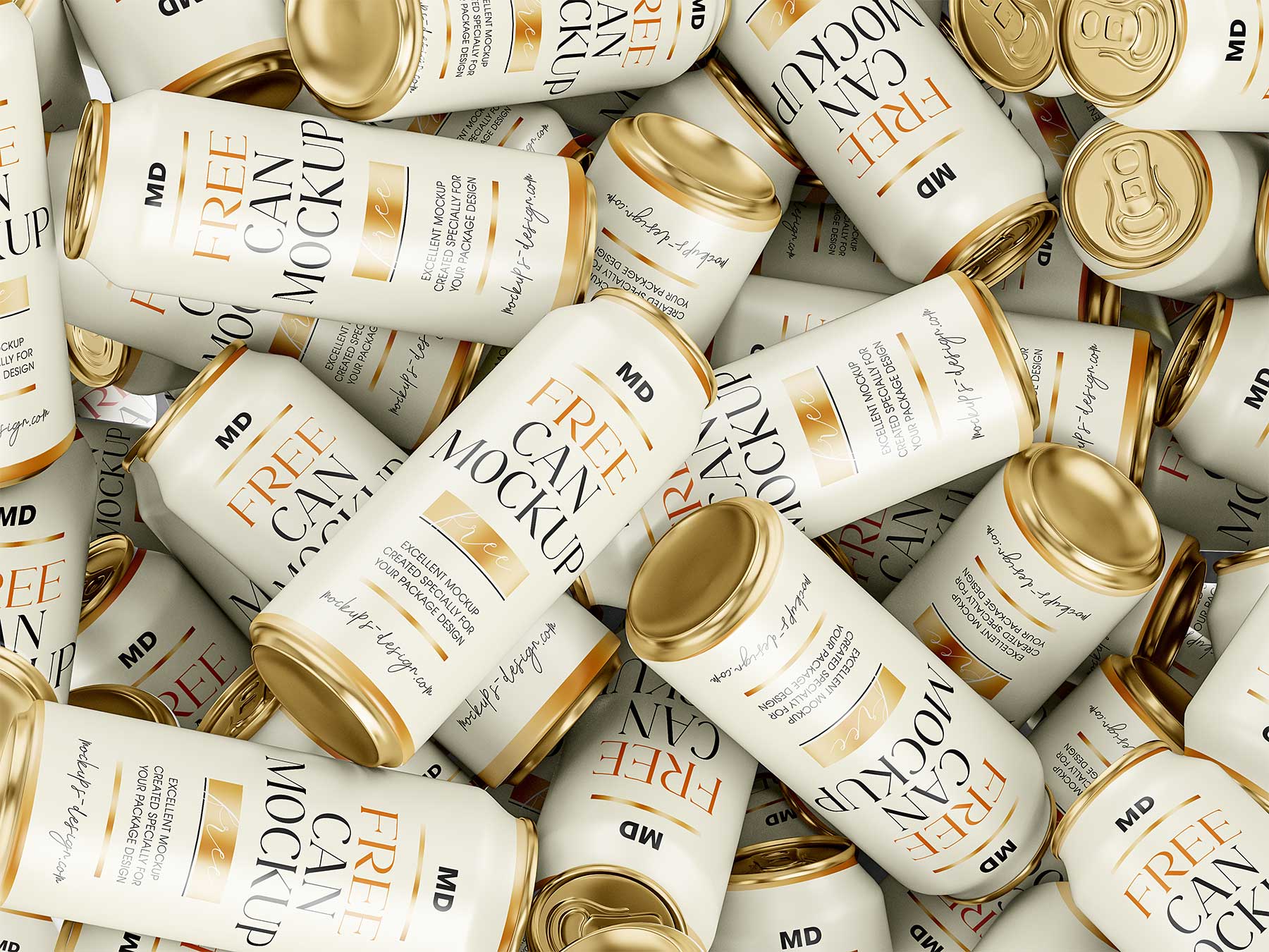 Free Beer Cans Free Mockups