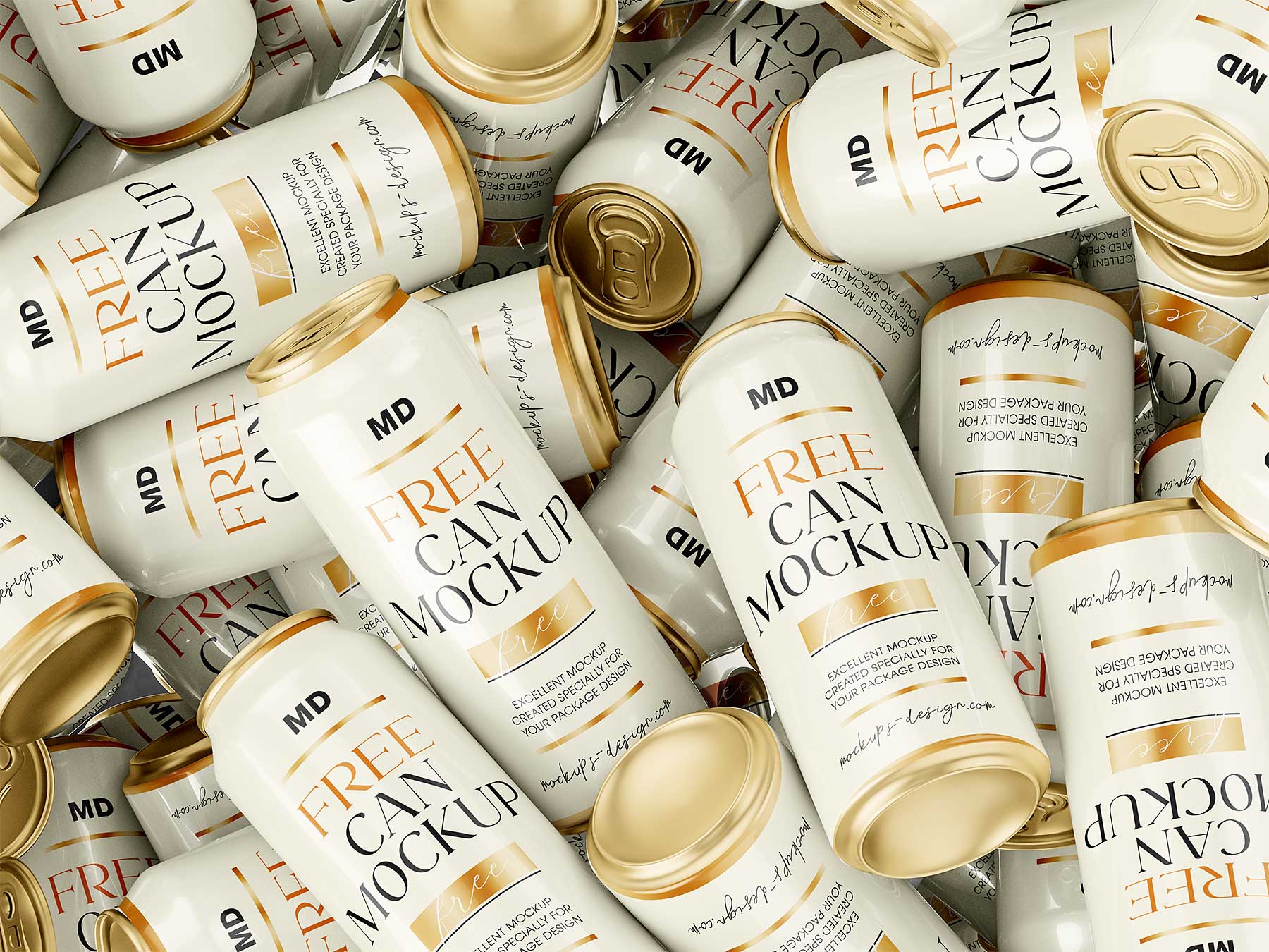 Free Beer Cans Free Mockups