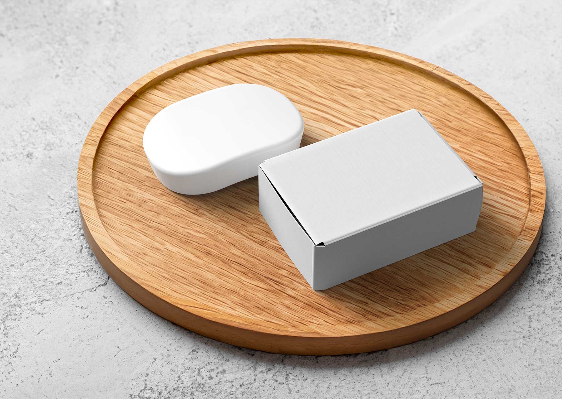 Free Branding Box and Soap Mockup