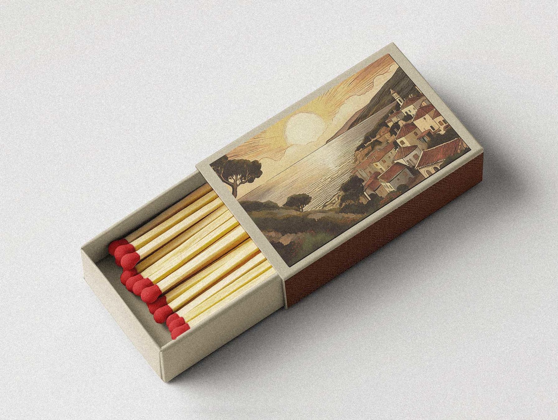 Free Matchbox Mockup