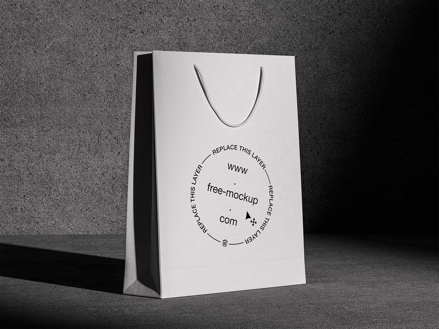 Free Paper Bag Mockup