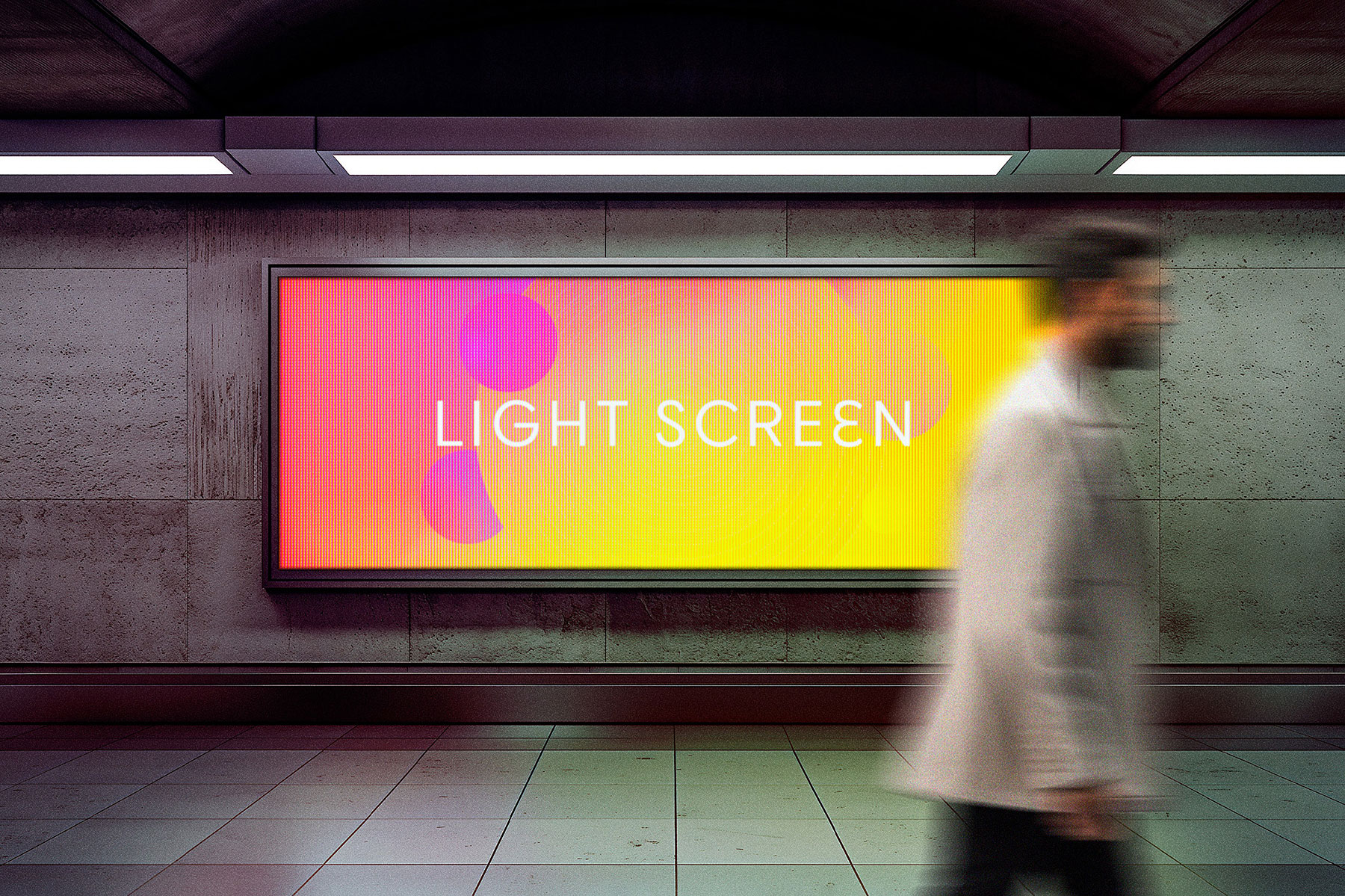 LED Screen Billboard Mockup