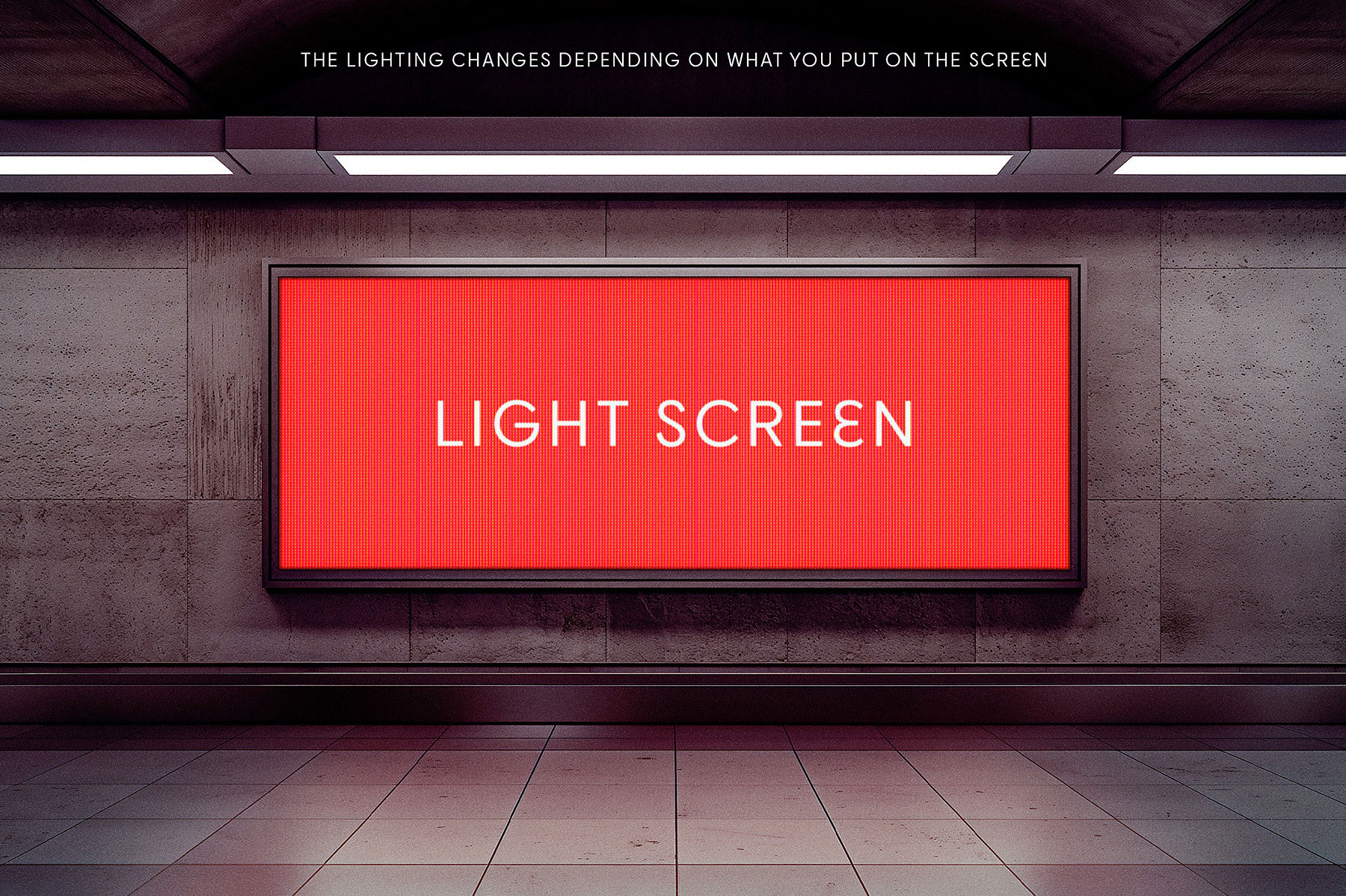 LED Screen Billboard Mockup