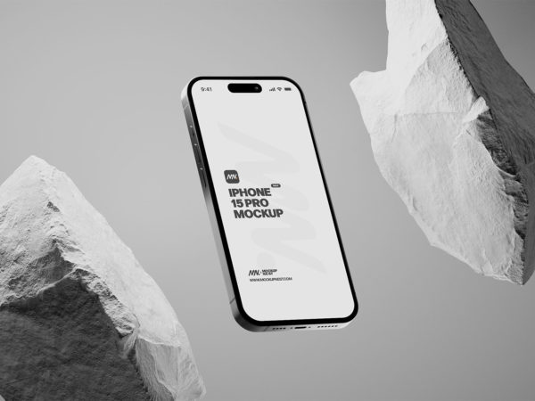 iPhone 15 Pro Free Mockups