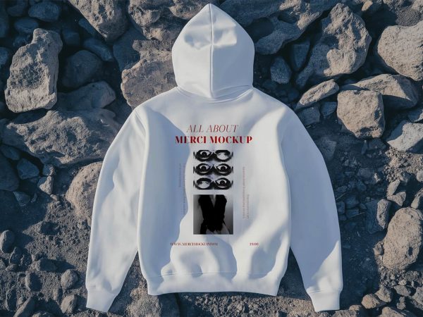 Back Hoodie Free Mockup