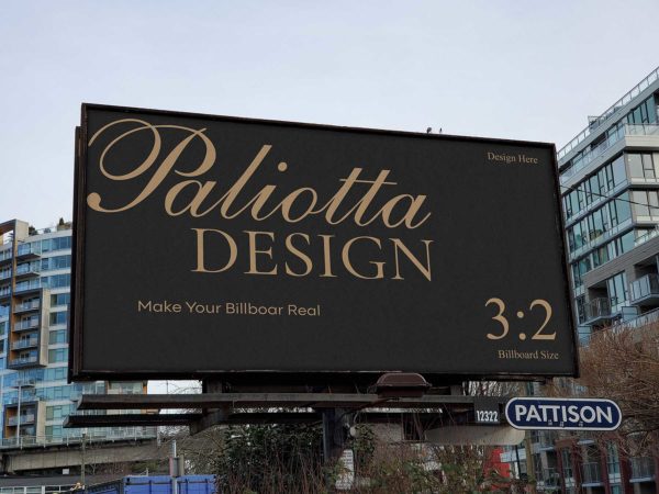 Billboard Mockup Outdoor Advertising (PSD)