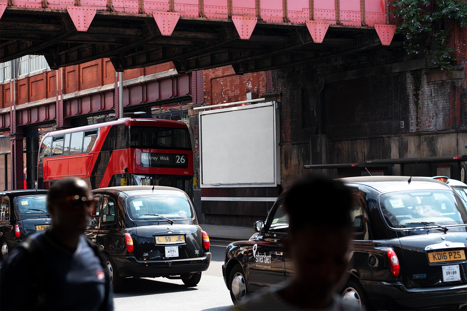 City Billboard Poster Mockup