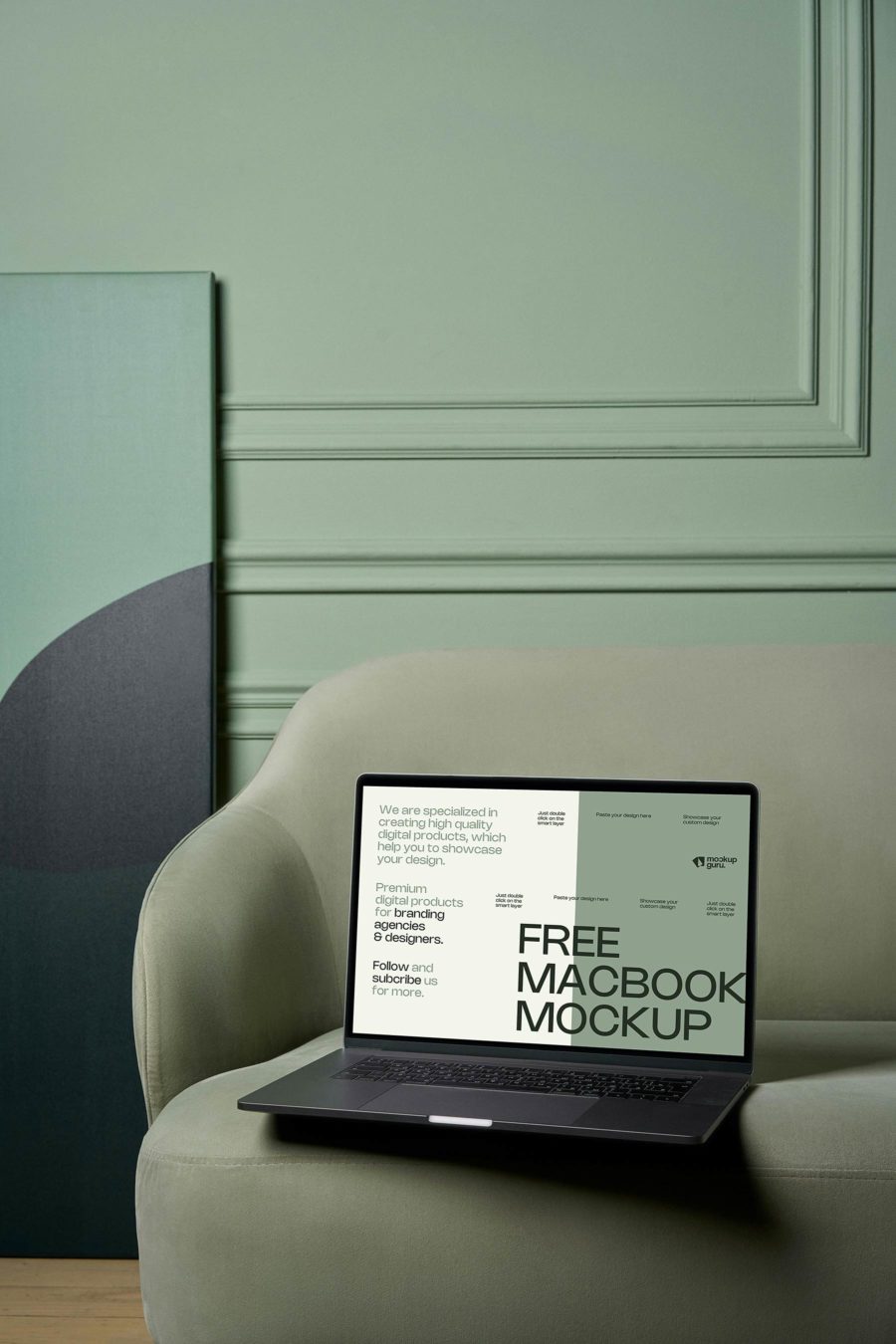 Free Laptop MacBook Mockup