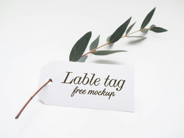 Label Tag Mockup