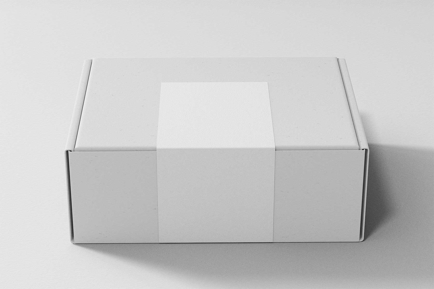 Pinch Lock Shipping Box Mockup