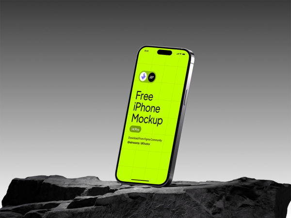 iPhone 14 Pro Figma Mockup