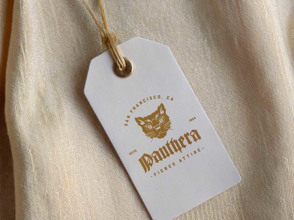 Apparel Label Tag Logo Mockup