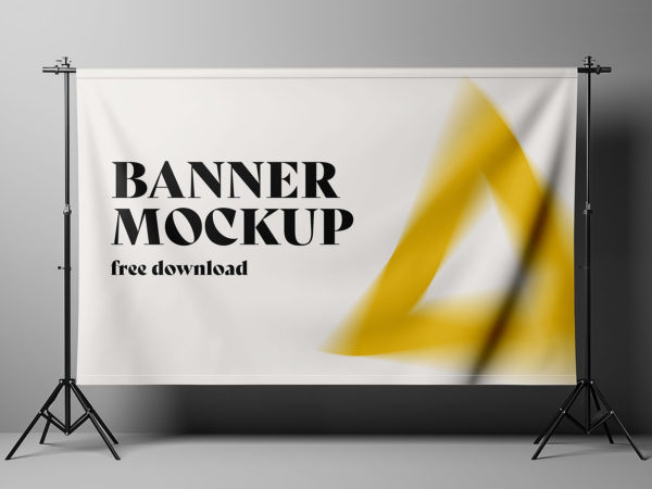 Indoor Banner Free Mockup