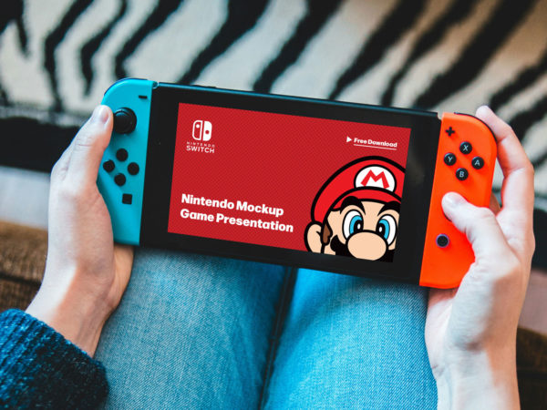 Nintendo Mockup Game Presentation