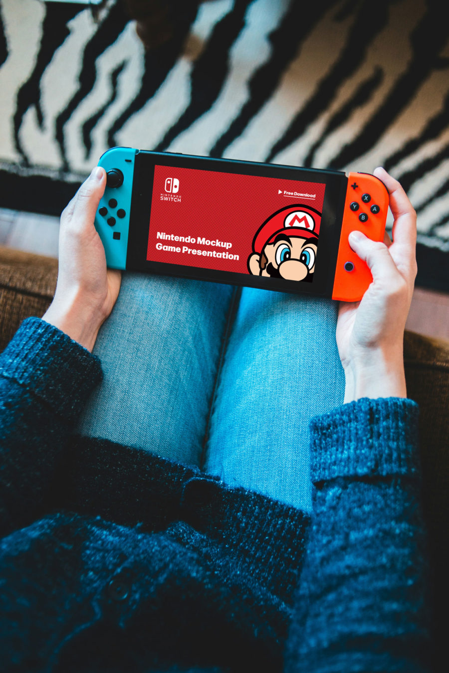 Nintendo Mockup Game Presentation