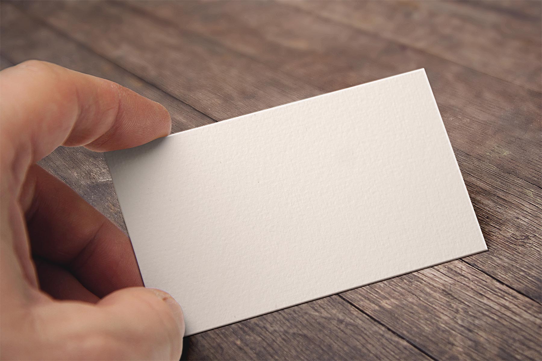 Business Card Embossed Logo Mockup