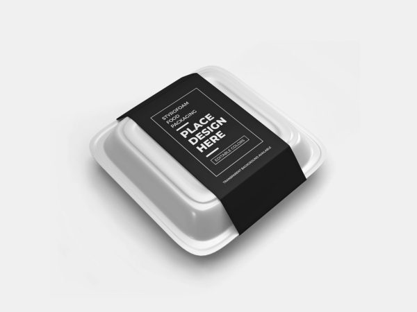 Food Box Packaging Free Mockup