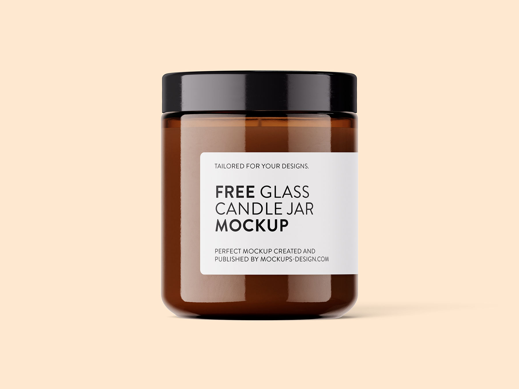 Free Candle Jar Mockup