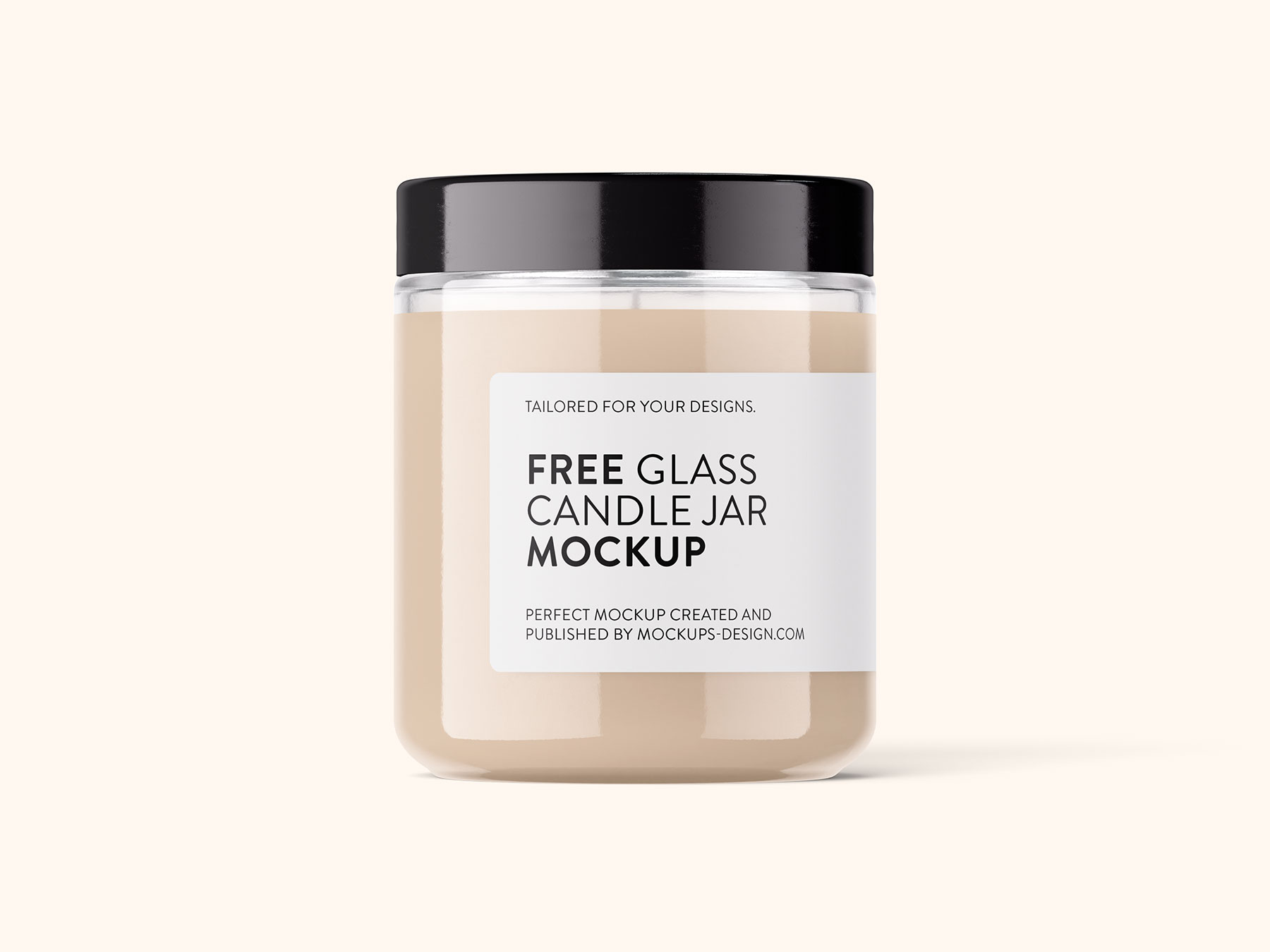 Free Candle Jar Mockup