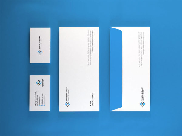 Free Stationery Set Mockup Template