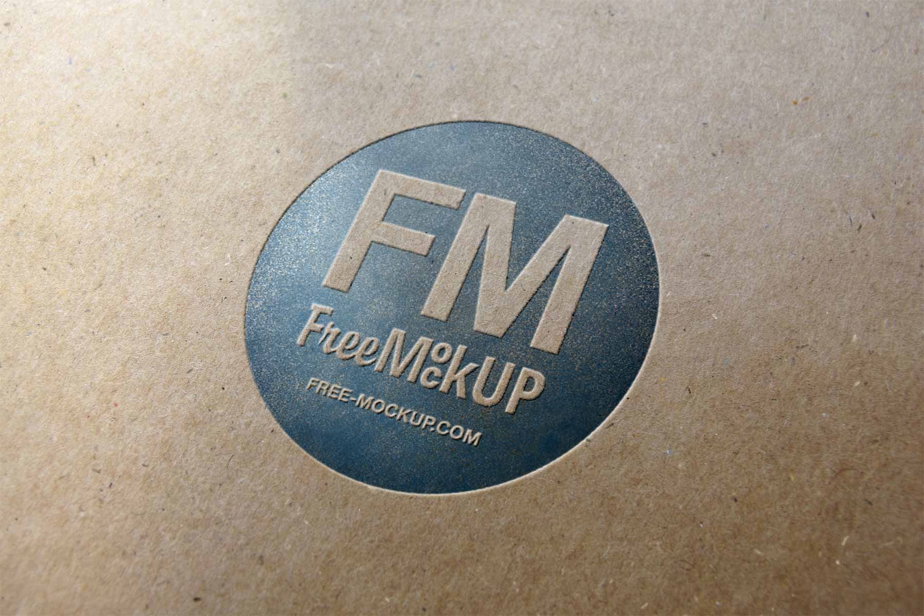 Letterpress Logo Mockup