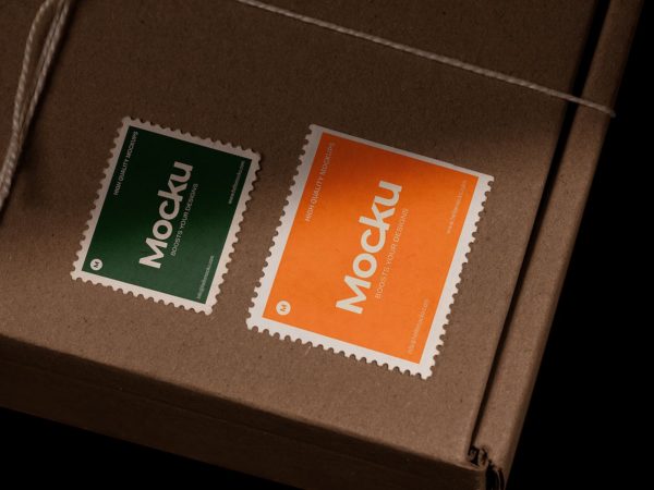 Postage Stamp Free Mockups