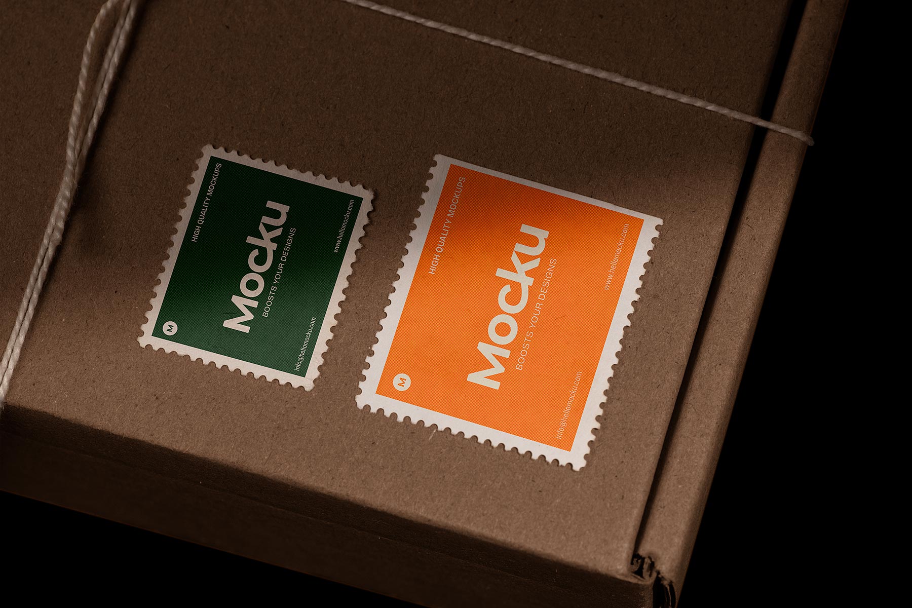 Postage Stamp Free Mockups