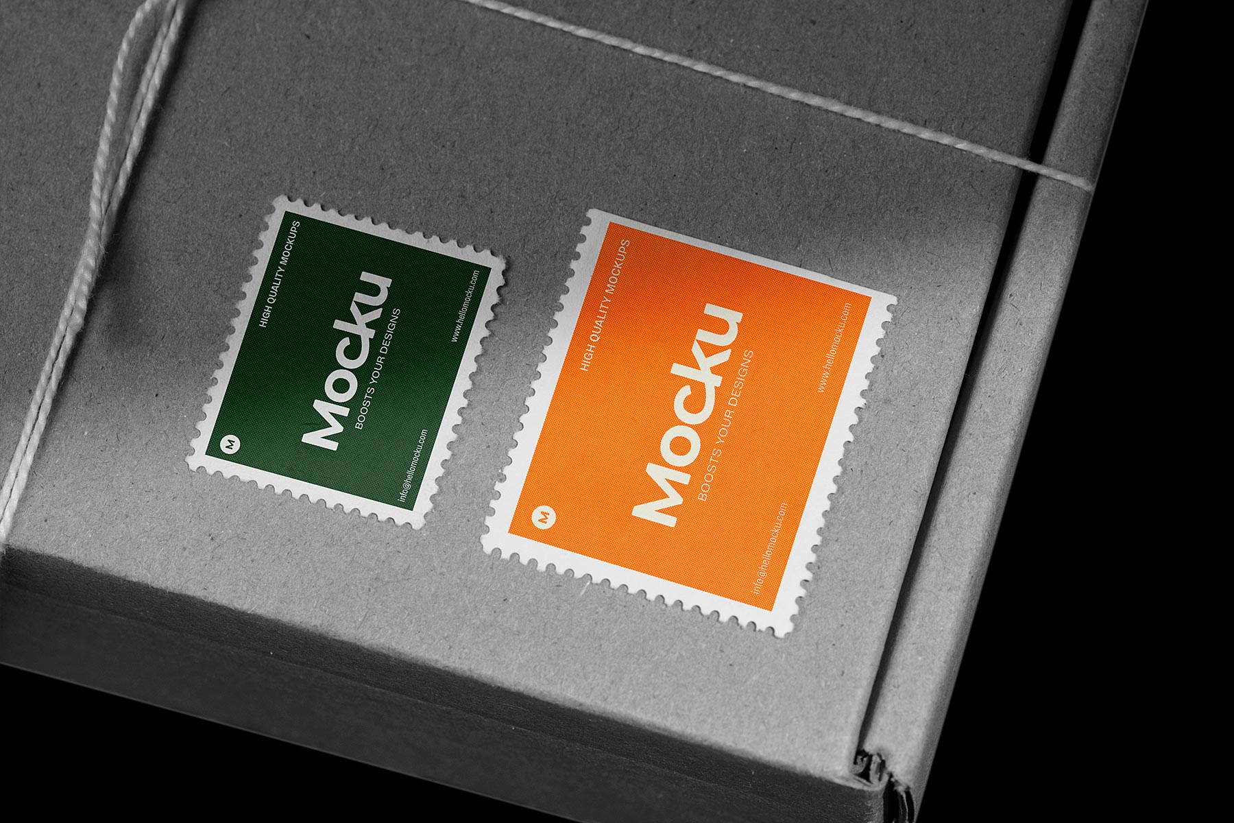 Postage Stamp Free Mockups