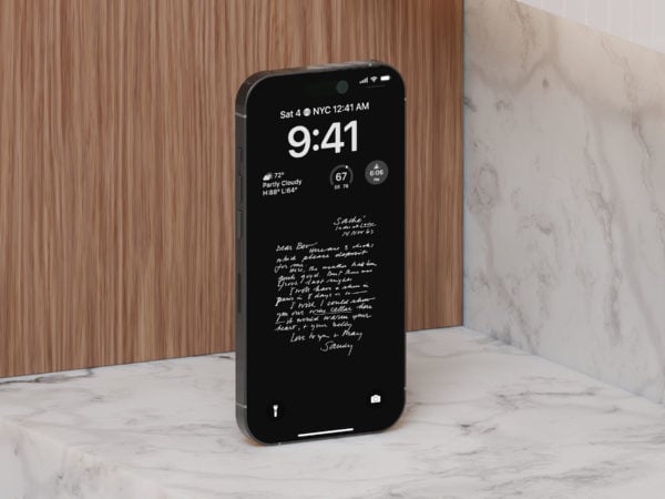 Smartphone Mockup iPhone Marble Scene