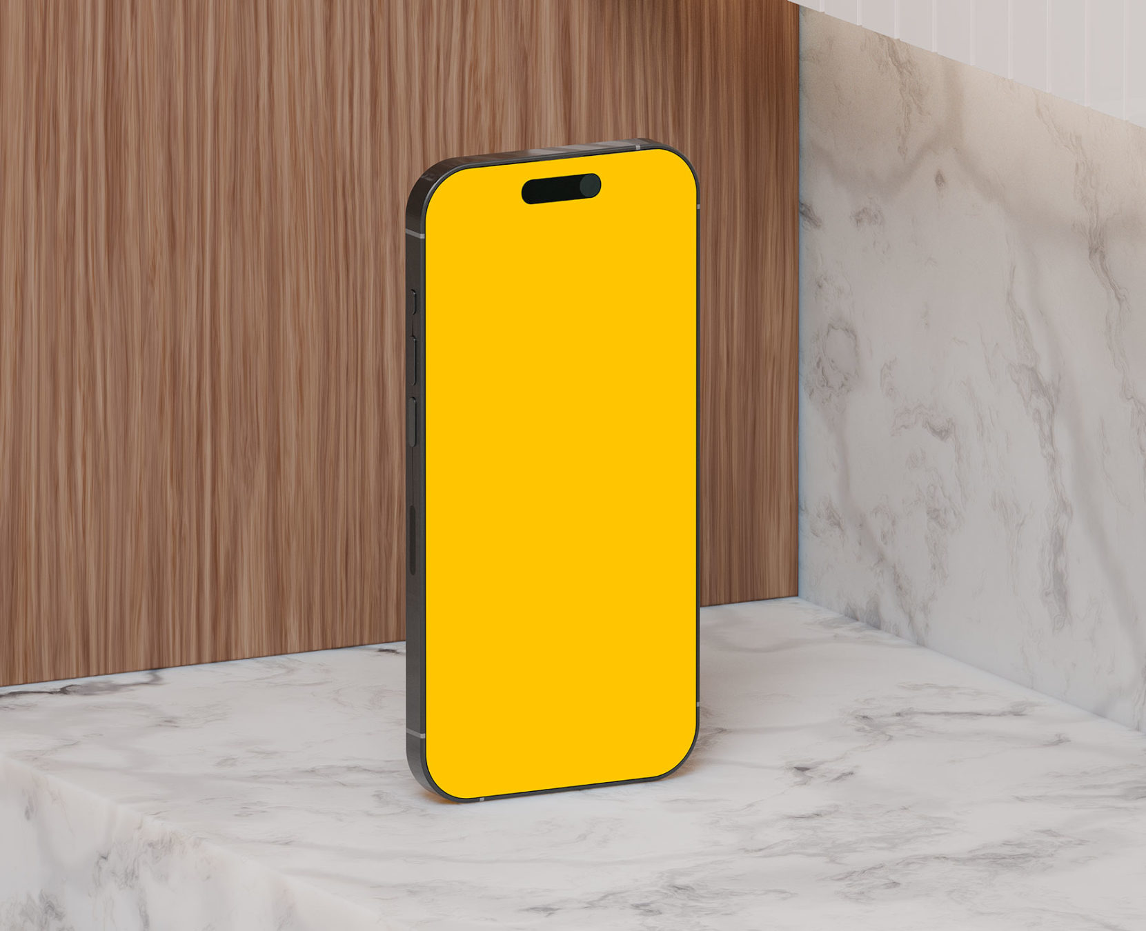 Smartphone Mockup iPhone Marble Scene