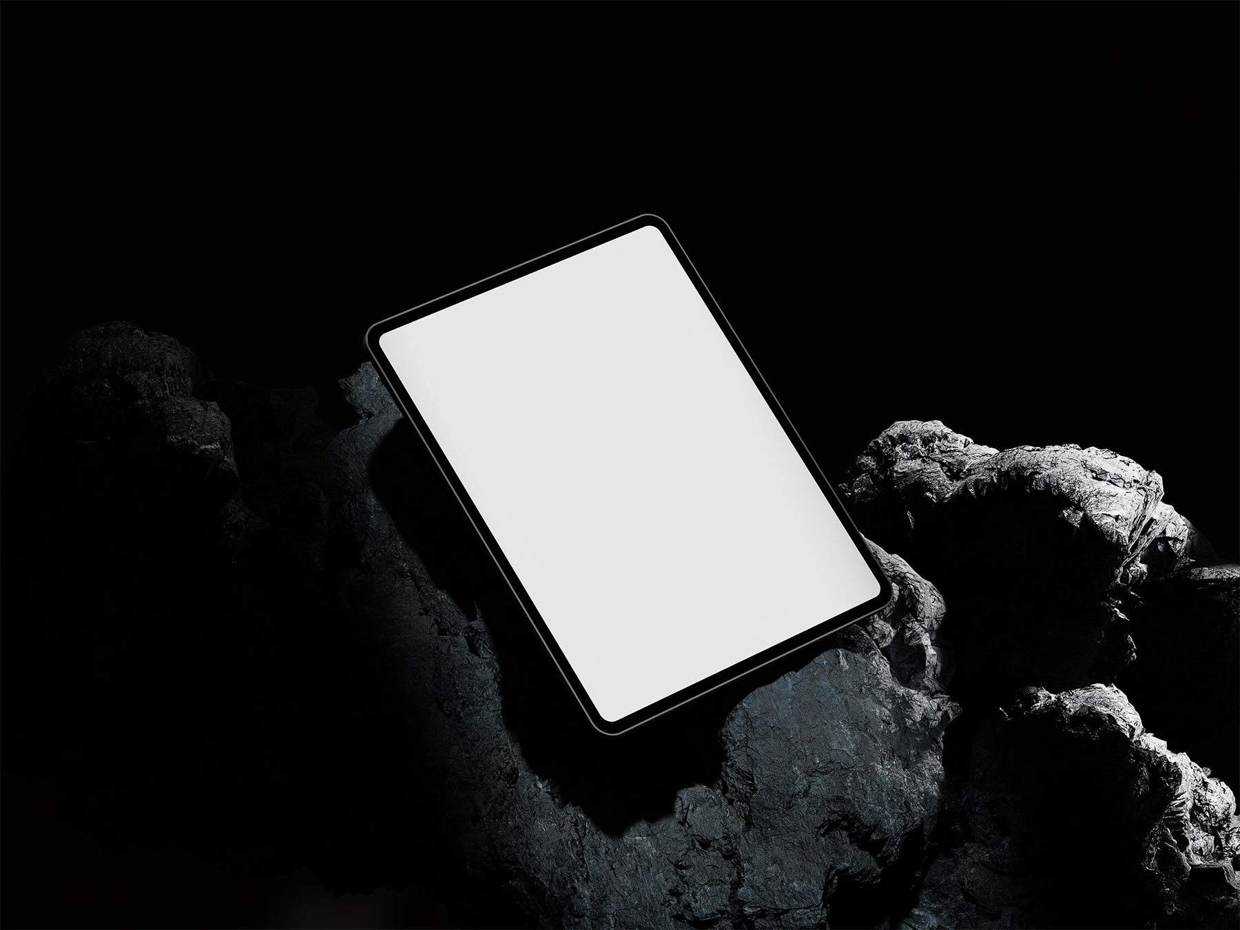 iPad Mockup Dark Scene