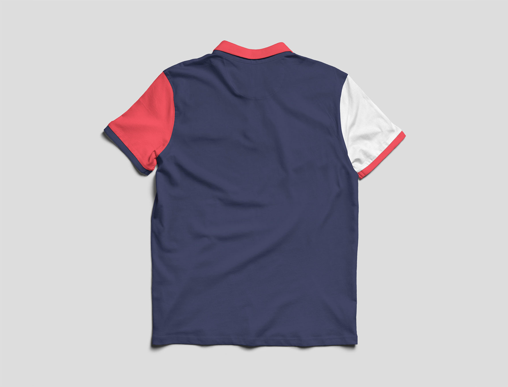 Free Polo Shirt PSD Mockup (Front and Back)