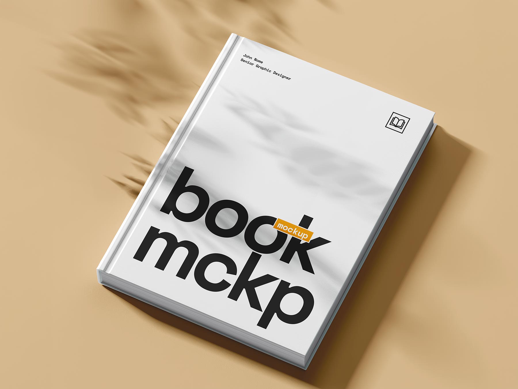 Free Book Mockup – Isometric PSD Scene