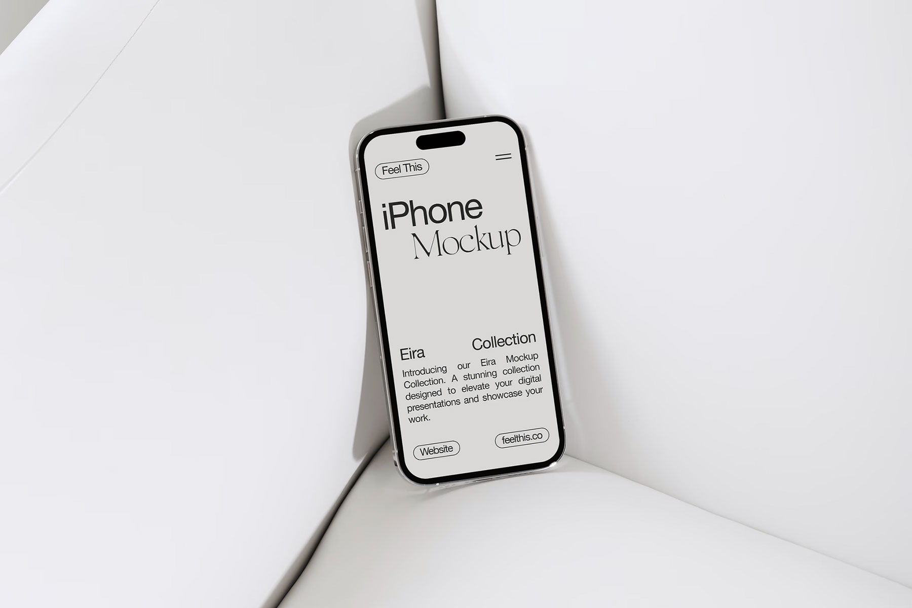 Free iPhone 14 Pro Mockup