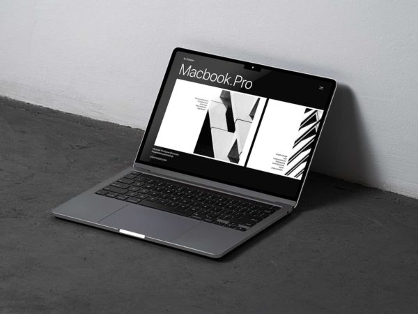 MacBook Pro Screen PSD Mockup