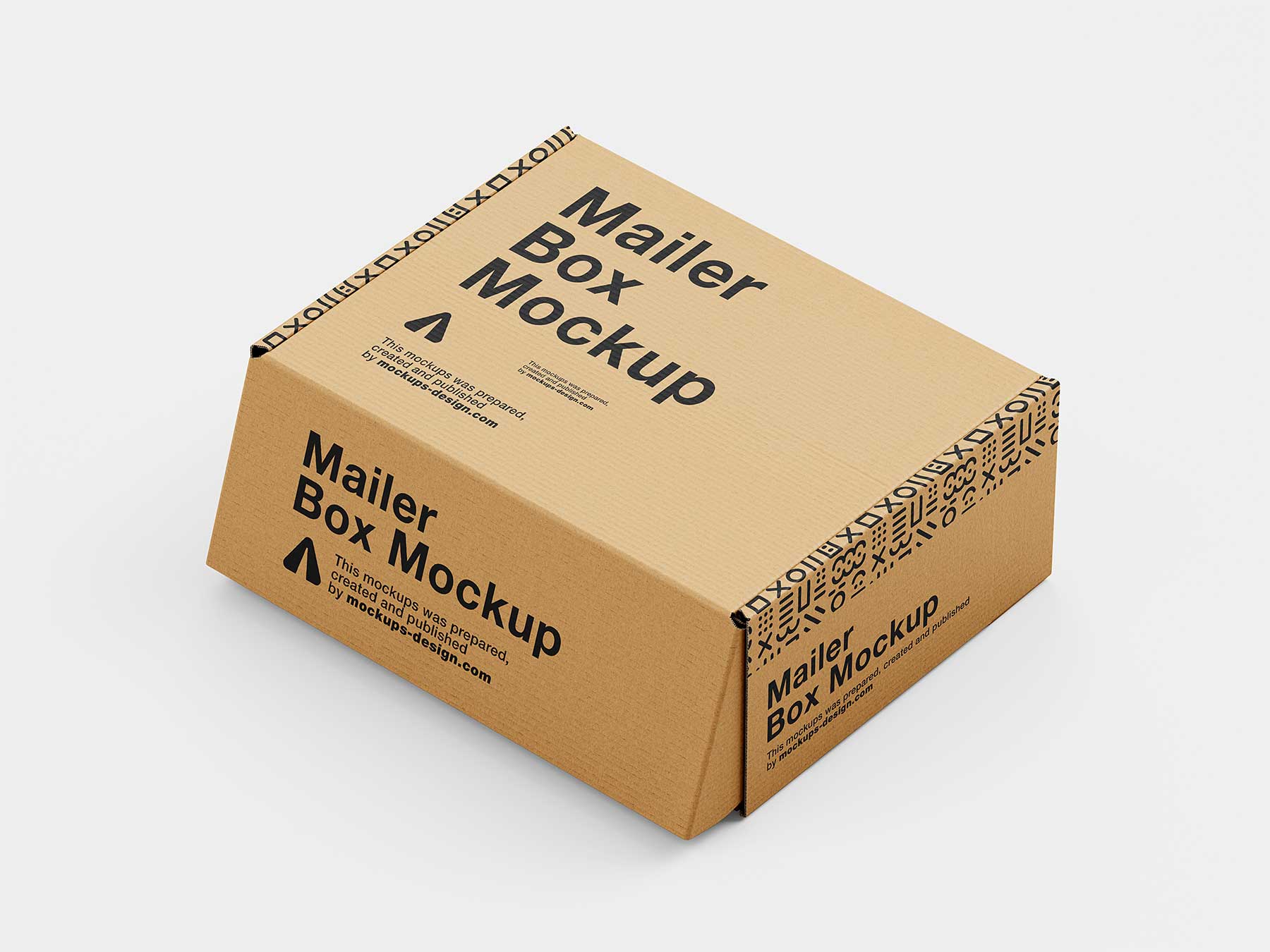 Mailer Box Free PSD Mockups