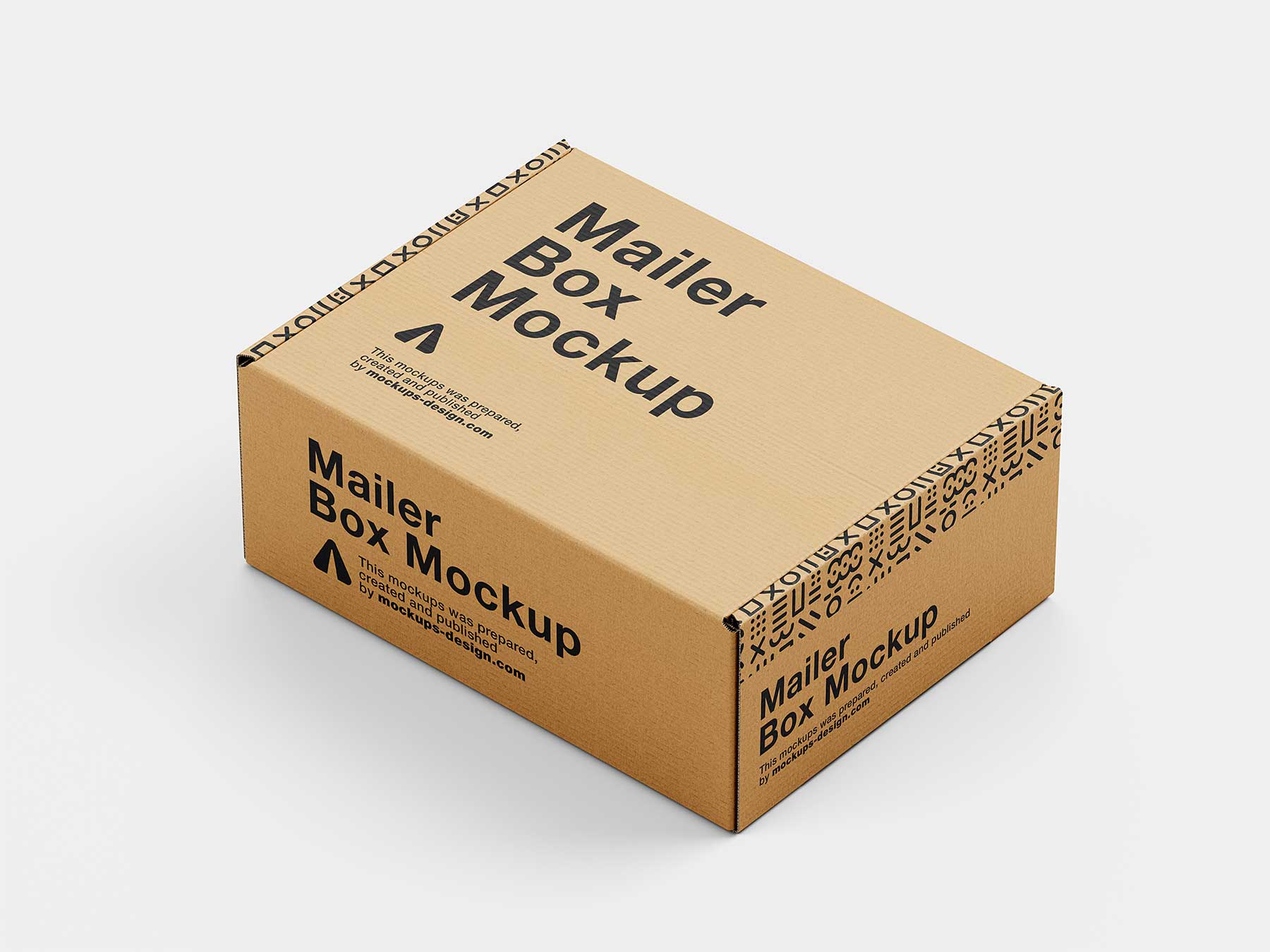 Mailer Box Free PSD Mockups