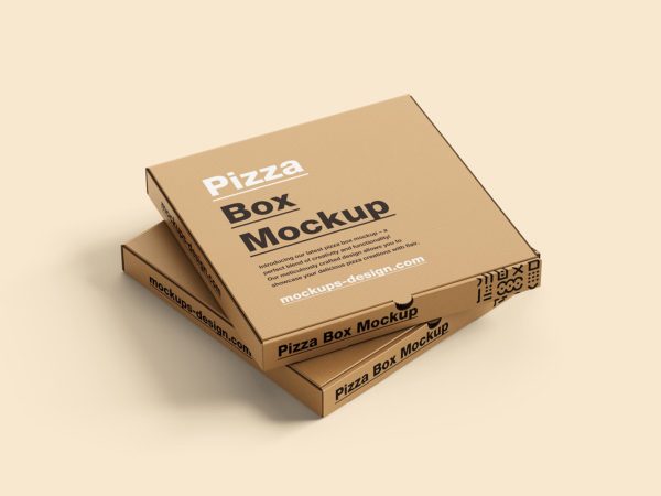 Pizza Box Free Mockups