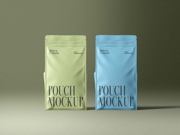 Two Pouch Product Free Mockups