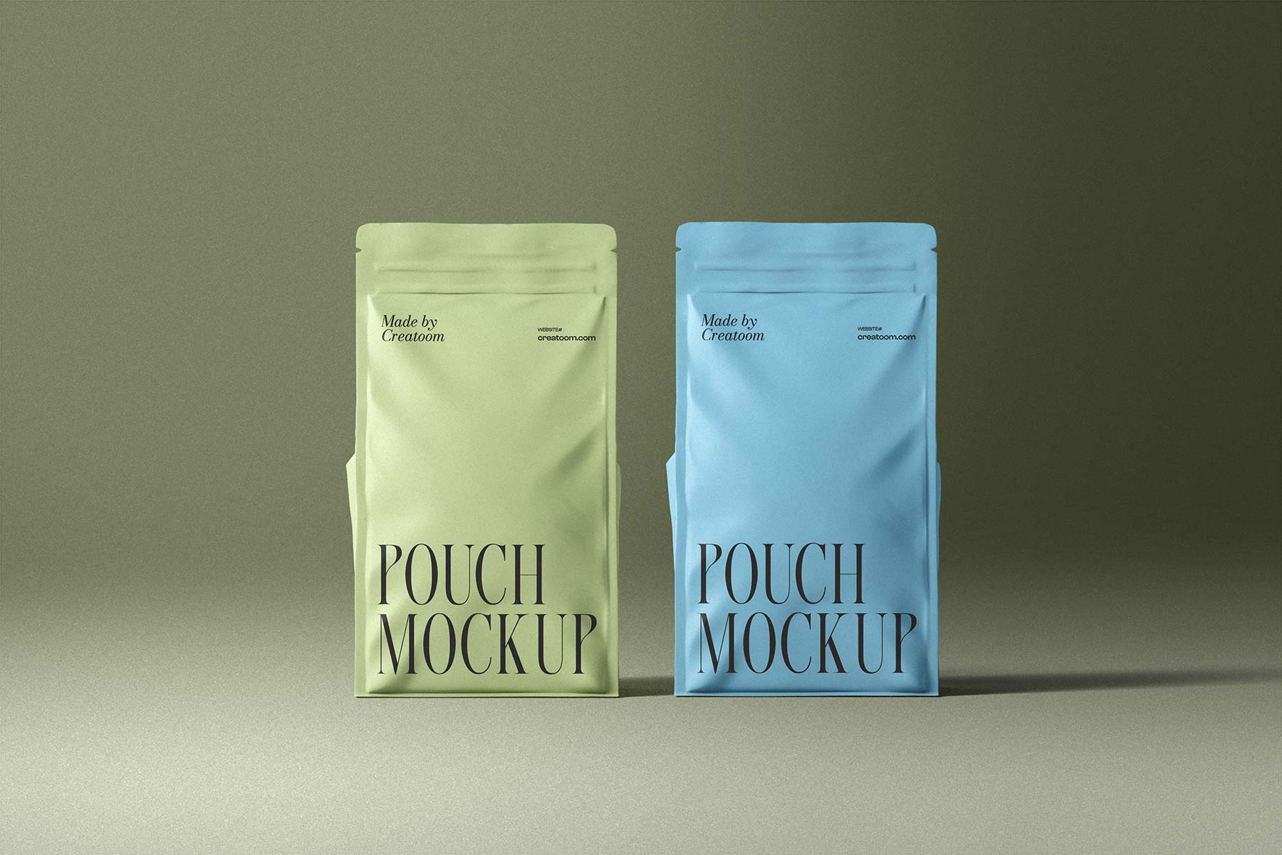 Two Pouch Product Free Mockups