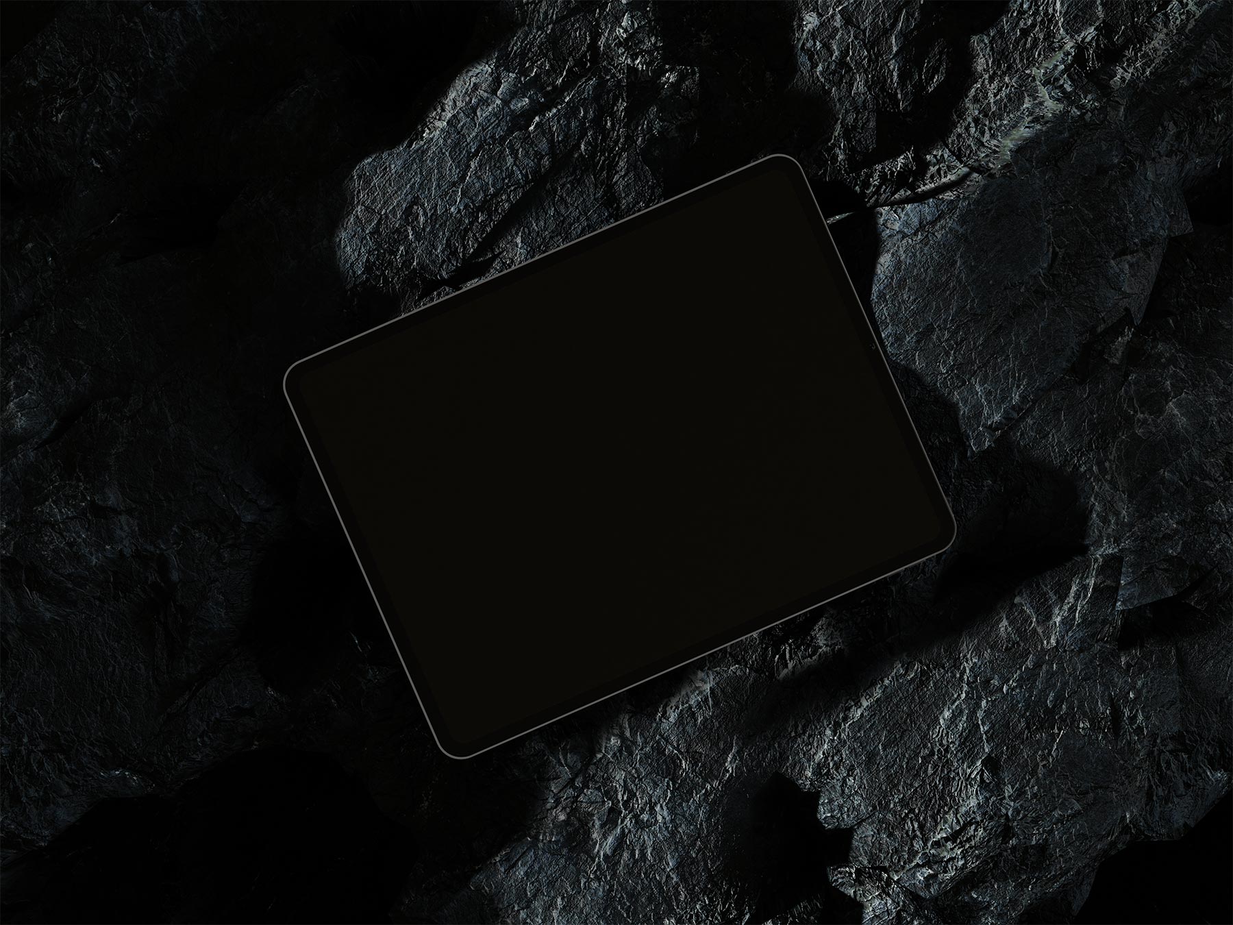 iPad App PSD Mockup – Black Rock Scene